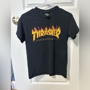 Thrasher Classic Black Tee